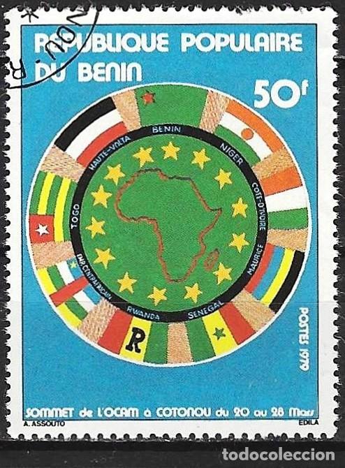 Sellos: Benin 1978 - Mi 177 - YT 438 - La OCAM - Banderas