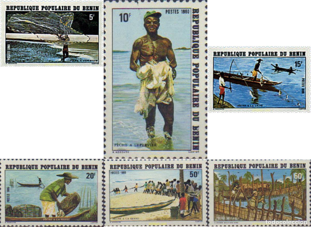 Sellos: 39104 MNH BENIN 1980 PESCADORES