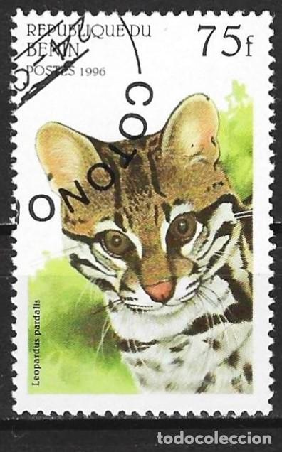 Sellos: Benin 1996 - Mi 808 - YT 710 AR - Fauna : Ocelote