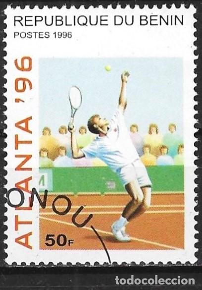 Sellos: Benin 1996 - Mi 765 - YT 710 B - J.O. de Atlanta : Tennis