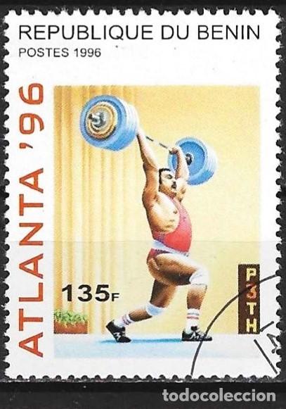 Sellos: Benin 1996 - Mi 768 - YT 710 E - J.O. de Atlanta : Halterofilia