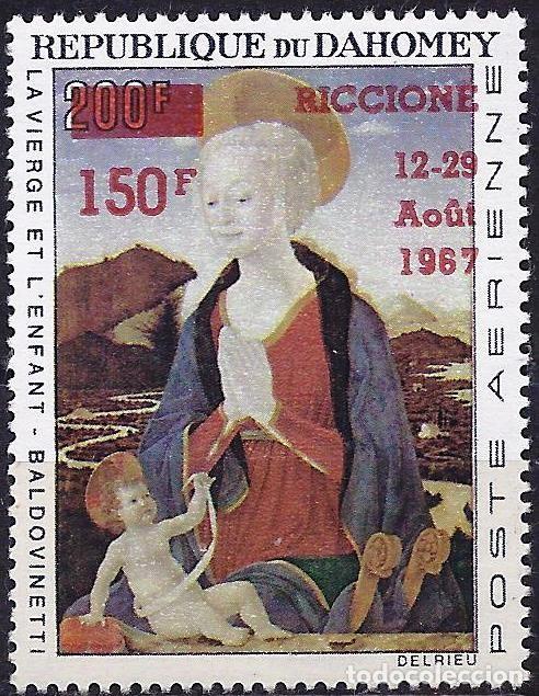 Sellos: Dahomey 1967 - Mi 324 - YT Pa 63 - Pintura de Baldovinetti - MNH** ( A&eacute;reo )