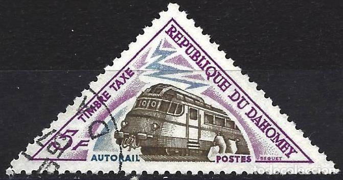 Sellos: Dahomey 1967 - Mi P 42 - YT T 42 - Automotriz di&eacute;sel Renault RBH ( Sello de tasa )