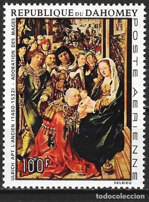 Sellos: Dahomey 1967 - Mi 333 - YT Pa 69 - Pintura religiosa - MNH** ( A&eacute;reo )