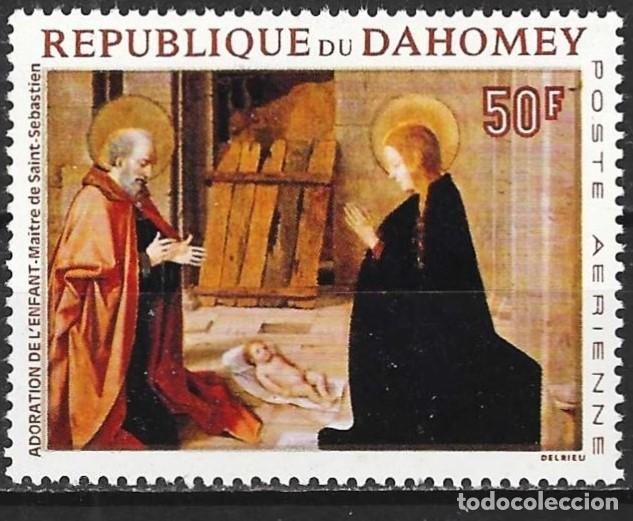Sellos: Dahomey 1967 - Mi 332 - YT Pa 68 - Pintura religiosa - MNH** ( A&eacute;reo )
