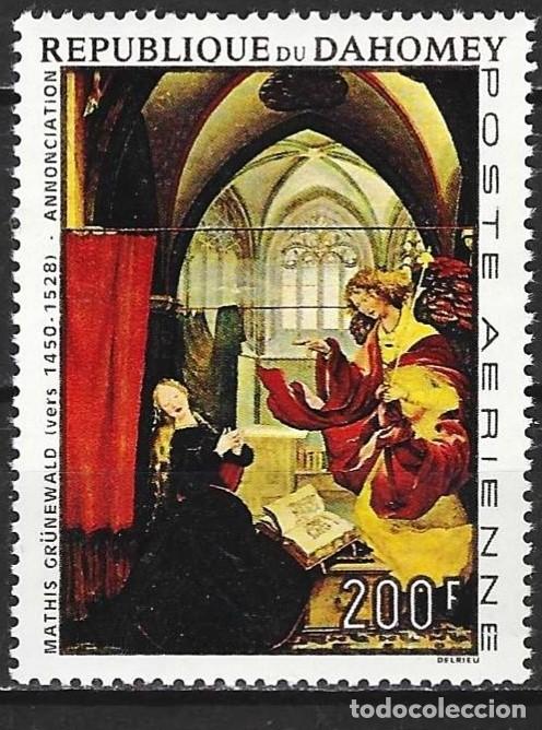 Sellos: Dahomey 1967 - Mi 334 - YT Pa 70 - Pintura religiosa - MNH** ( A&eacute;reo )