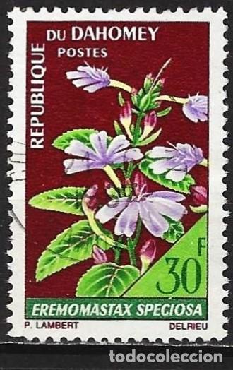 Sellos: Dahomey 1967 - Mi 303 - YT 251 - Flores