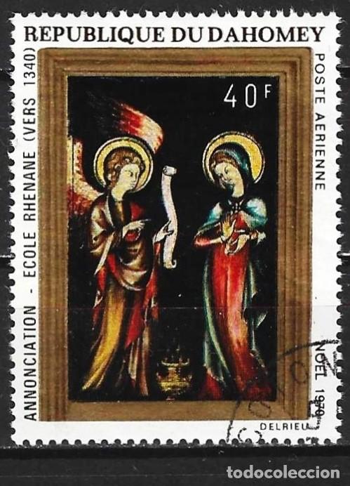 Sellos: Dahomey 1970 - Mi 439 - YT Pa 134 - Navidad : pintura religiosa