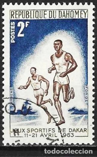 Sellos: Dahomey 1963 - Mi 215 - YT 194 - Dakar Juegos deportivos : Carrera