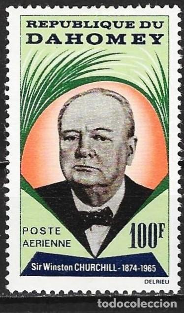 Sellos: Dahomey 1965 - Mi 252 - YT Pa 32 - Winston Churchill - MNH** ( A&eacute;reo )