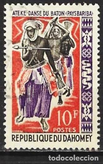 Sellos: Dahomey 1964 - Mi 235 - YT 207 - Danza folcl&oacute;rica