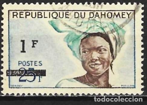 Sellos: Dahomey 1965 - Mi 264 - YT 231 - Chica Nessoukoue