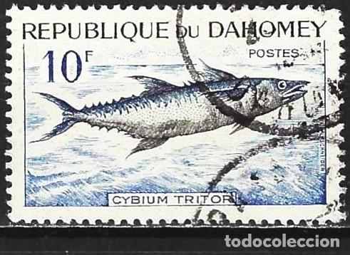 Sellos: Dahomey 1965 - Mi 258 - YT 225 - Pez : Caballa