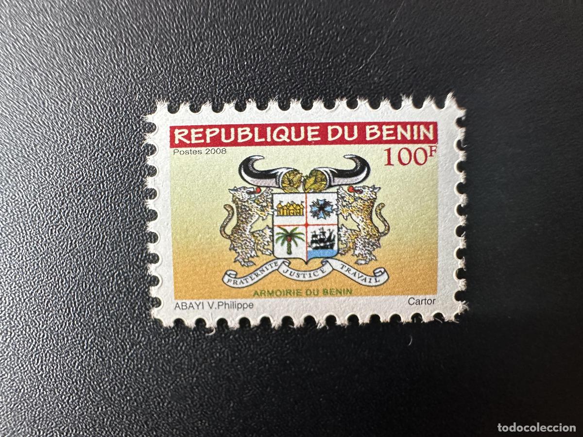 Sellos: Ben&iacute;n 2008 Mi. 1457 x Escudo de armas Wappen 100 F MNH**