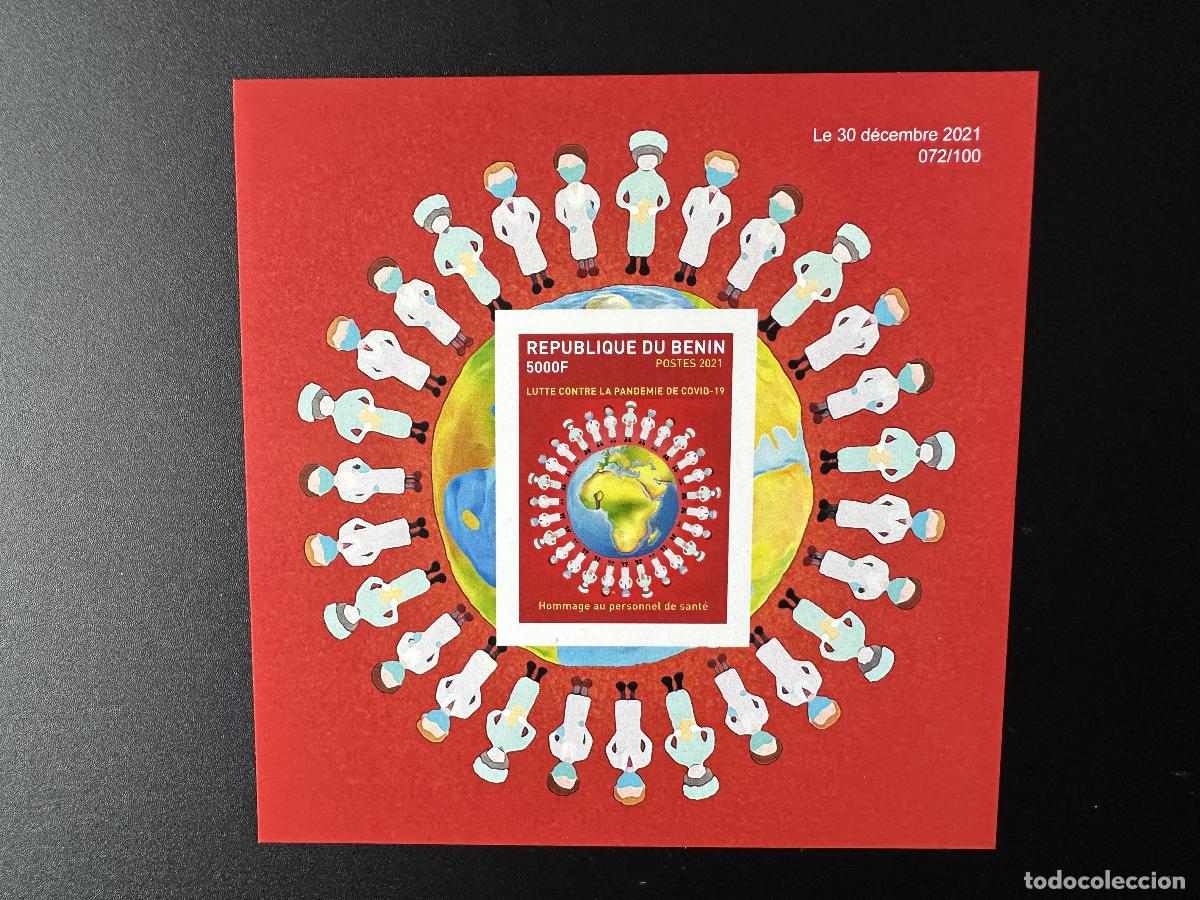 Selos: Ben&iacute;n 2021 de mayo. Bl. 65 ND Lucha contra la pandemia COVID-19 coronavirus