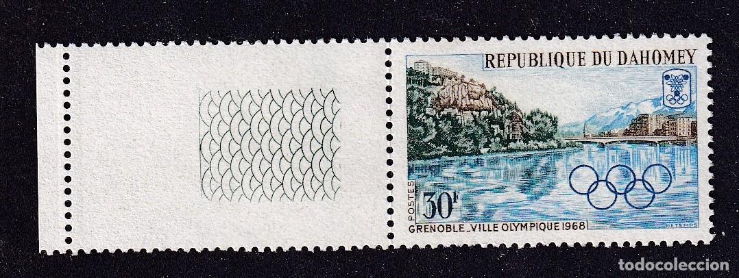 Sellos: DAHOMEY (BENIN) Yvert n&deg; 261 ** jeux olympiques d'hiver de Grenoble