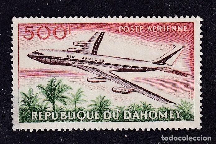 Sellos: DAHOMEY (BENIN) Yvert PA n&deg; 27 avion DC-8 neuf sans gomme