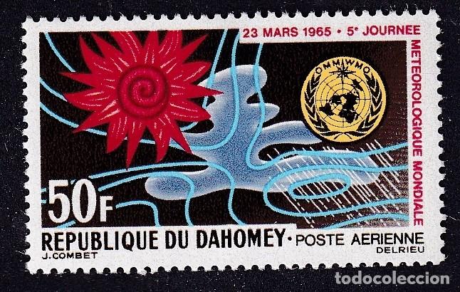 Sellos: DAHOMEY (BENIN) Yvert PA n&deg; 29 ** journ&eacute;e m&eacute;t&eacute;orologique mondiale