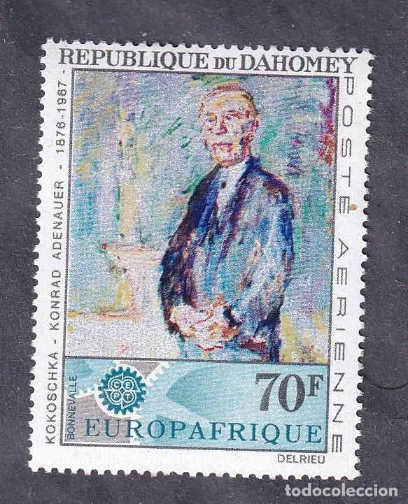 Sellos: DAHOMEY (BENIN) Yvert PA n&deg; 62 ** mort du chancelier Konrad Adenauer