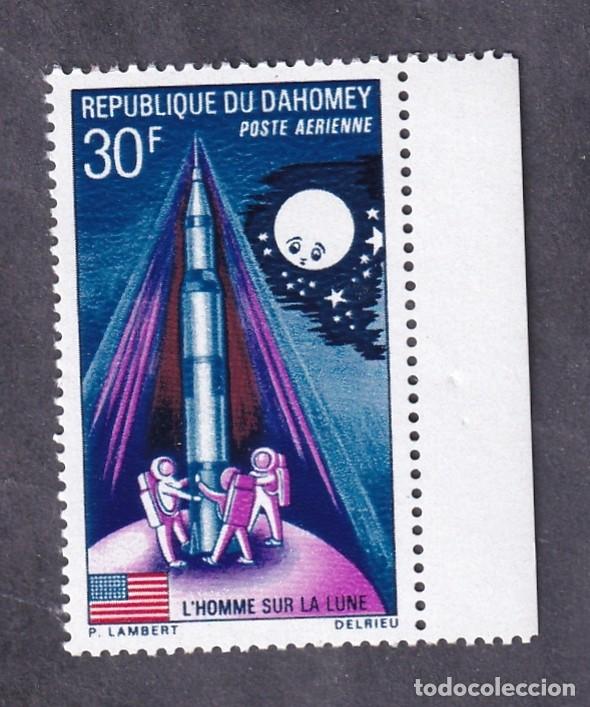 Sellos: DAHOMEY (BENIN) Yvert PA n&deg; 121 ** premier homme sur la lune