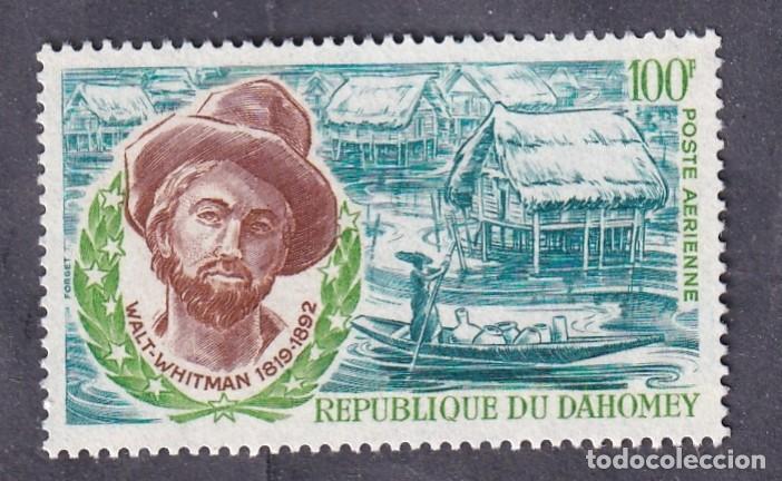Sellos: DAHOMEY (BENIN) Yvert PA n&deg; 122 ** Walt Whitman