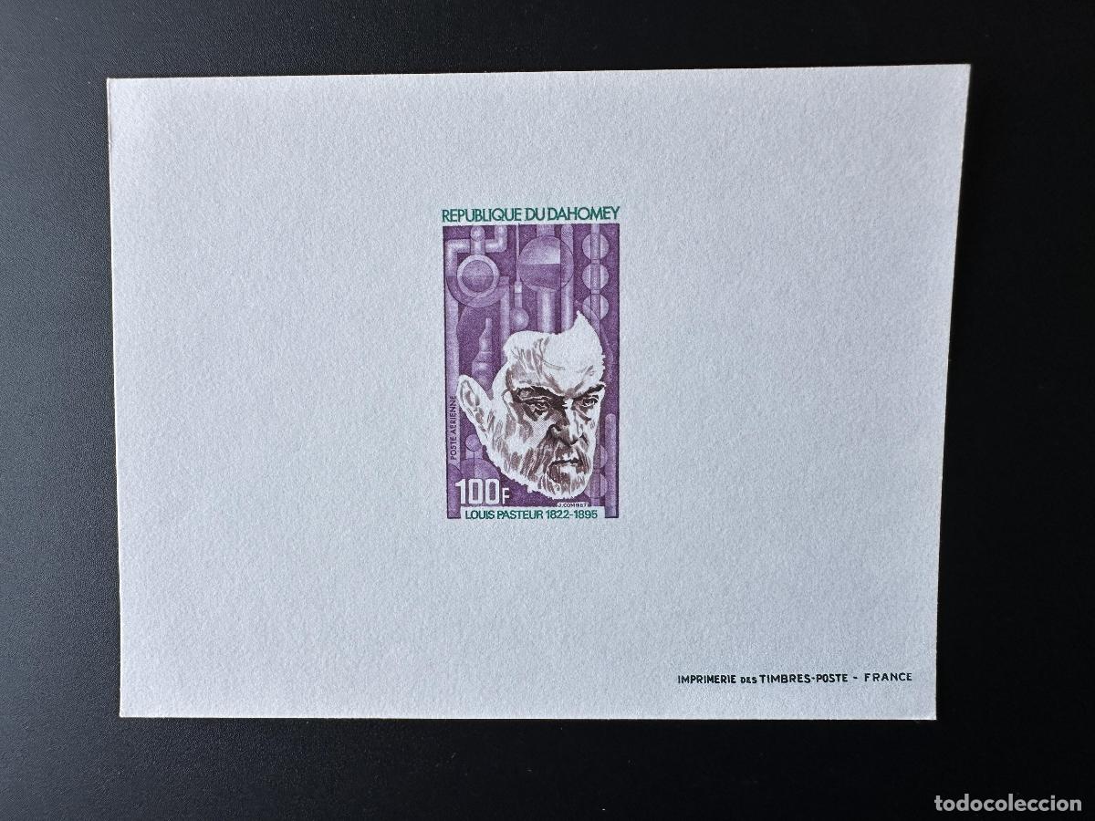 Sellos: Dahomey 1972 Mi. 502 a prueba de lujo Louis Pasteur Science Medicine Vacunaci&oacute;n
