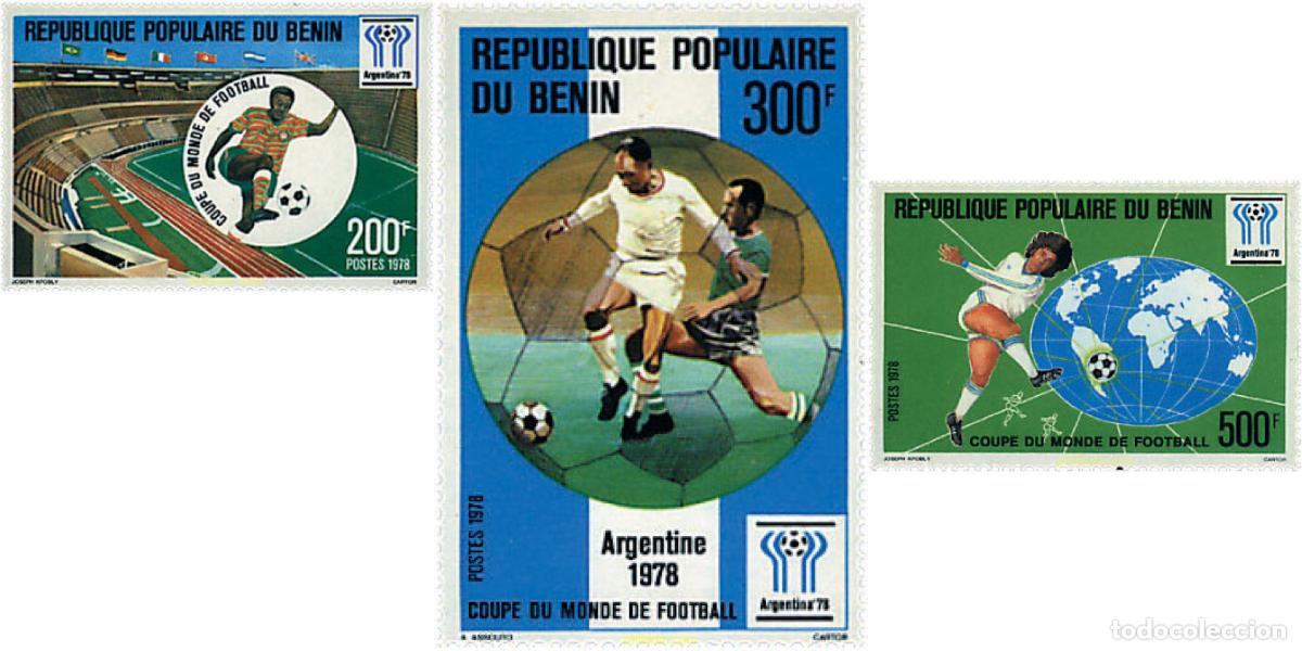 Selos: 27446 MNH BENIN 1978 COPA DEL MUNDO DE FUTBOL. ARGENTINA-78