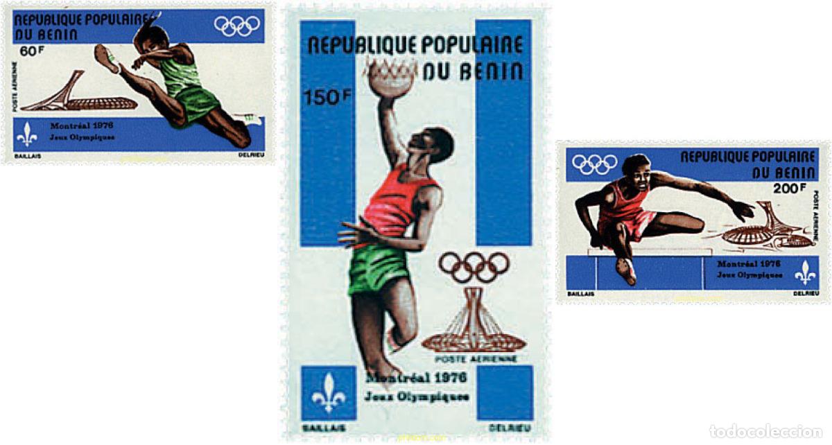Francobolli: 52556 MNH BENIN 1976 21 JUEGOS OLIMPICOS VERANO MONTREAL 1976