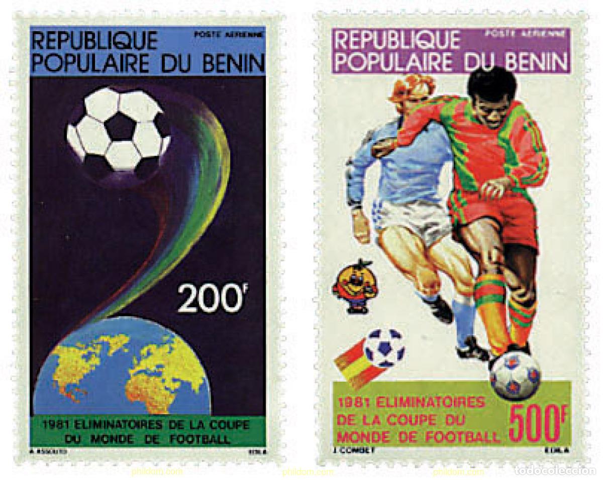 Sellos: 79508 MNH BENIN 1981 COPA DEL MUNDO DE FUTBOL. ESPA&Ntilde;A-82