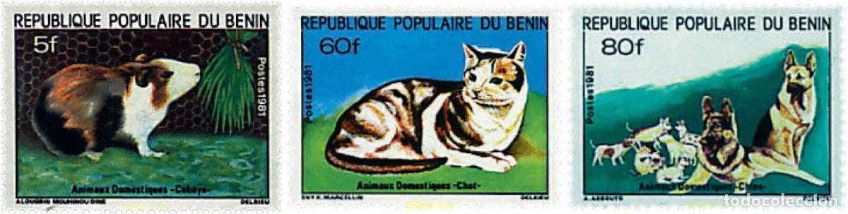 Sellos: 47748 MNH BENIN 1981 ANIMALES DOMESTICOS