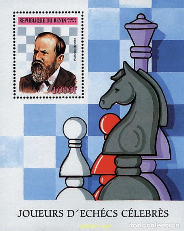 Sellos: 63944 MNH BENIN 1999 JUGADORES DE AJEDREZ