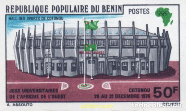 Stamps: 193419 MNH BENIN 1976 JUEGOS UNIVERSITARIOS DEL OESTE AFRICANO EN COTONOU