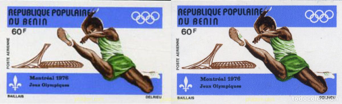 Sellos: 202568 MNH BENIN 1976 21 JUEGOS OLIMPICOS VERANO MONTREAL 1976