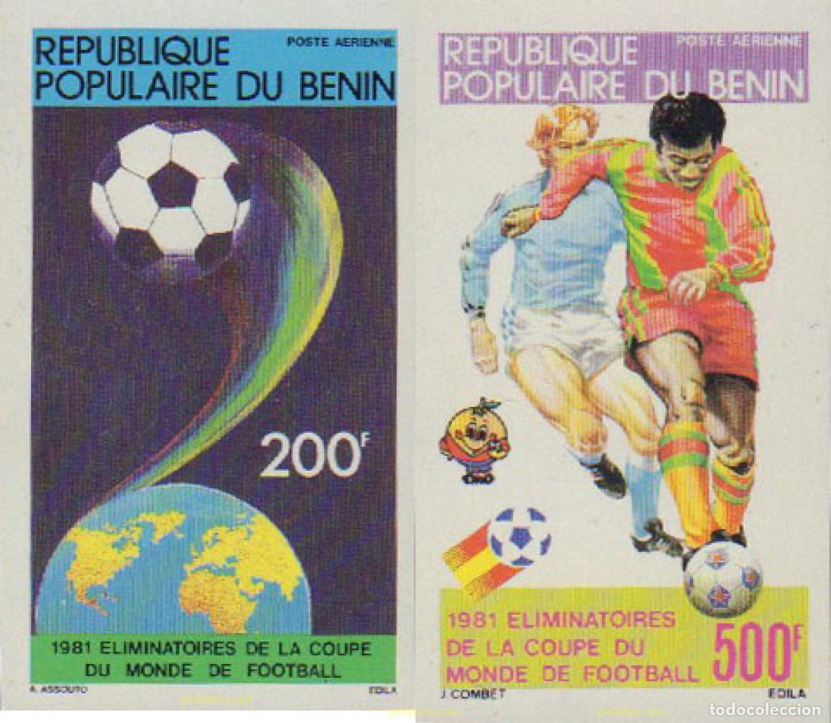 Sellos: 14316 MNH BENIN 1981 COPA DEL MUNDO DE FUTBOL. ESPA&Ntilde;A-82