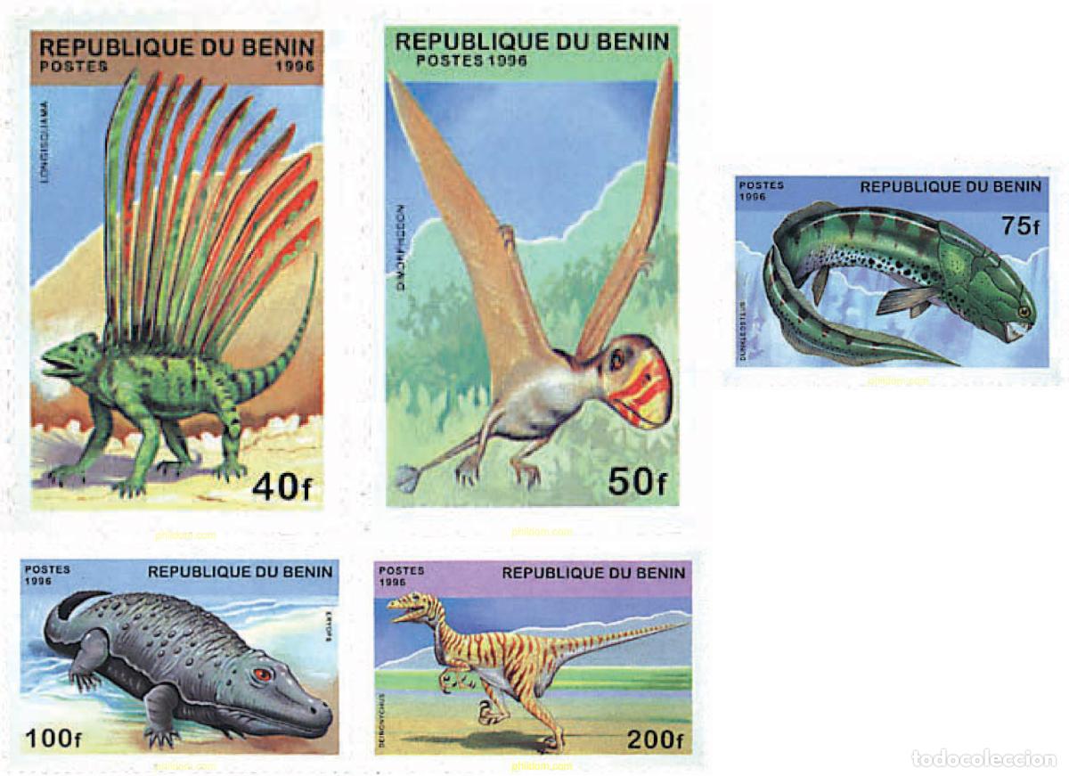 Sellos: 681269 MNH BENIN 1996 FAUNA PREHISTORICA