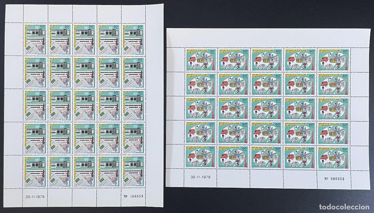 Stamps: Ben&iacute;n 1980 YT 463-464 Board Office des Postes Caisse d'Epargne