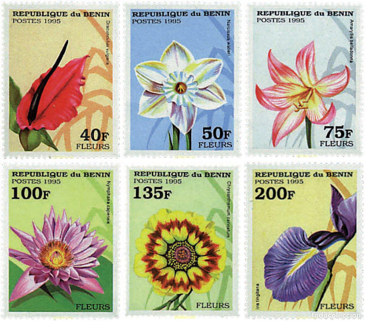 Sellos: 81807 MNH BENIN 1995 FLORES