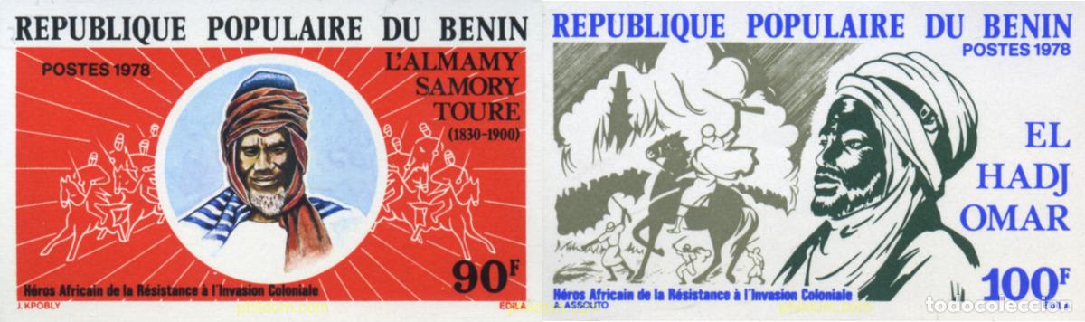 Sellos: 193429 MNH BENIN 1978 HEROES DE LA RESISTENCIA DE LA INVASION COLONIAL.