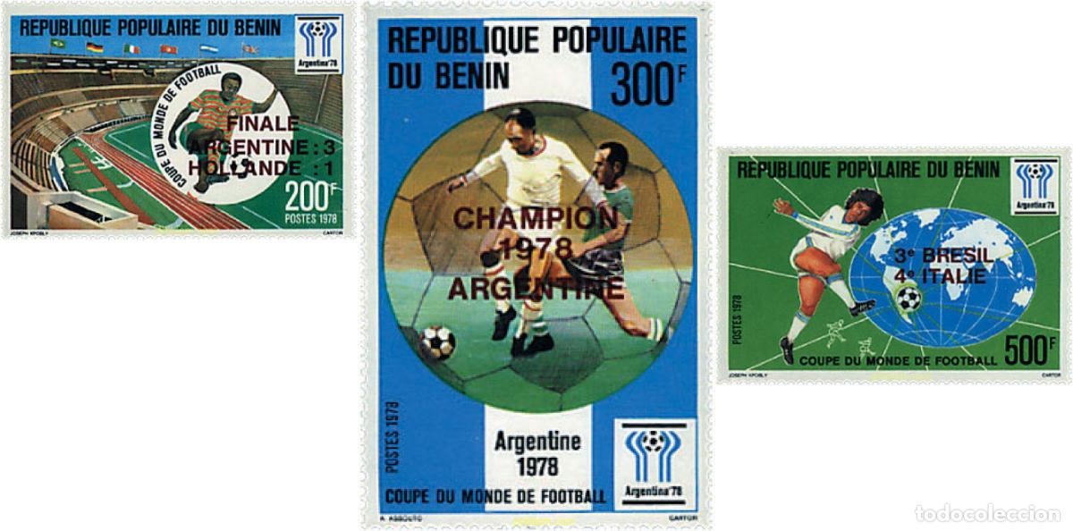 Sellos: 27448 MNH BENIN 1978 COPA DEL MUNDO DE FUTBOL. ARGENTINA-78