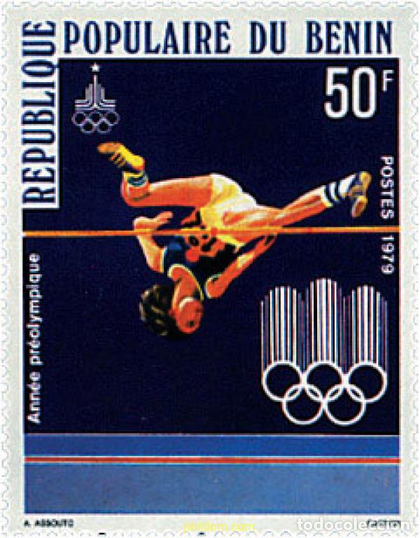 Sellos: 637254 MNH BENIN 1979 A&Ntilde;O PREOLIMPICO
