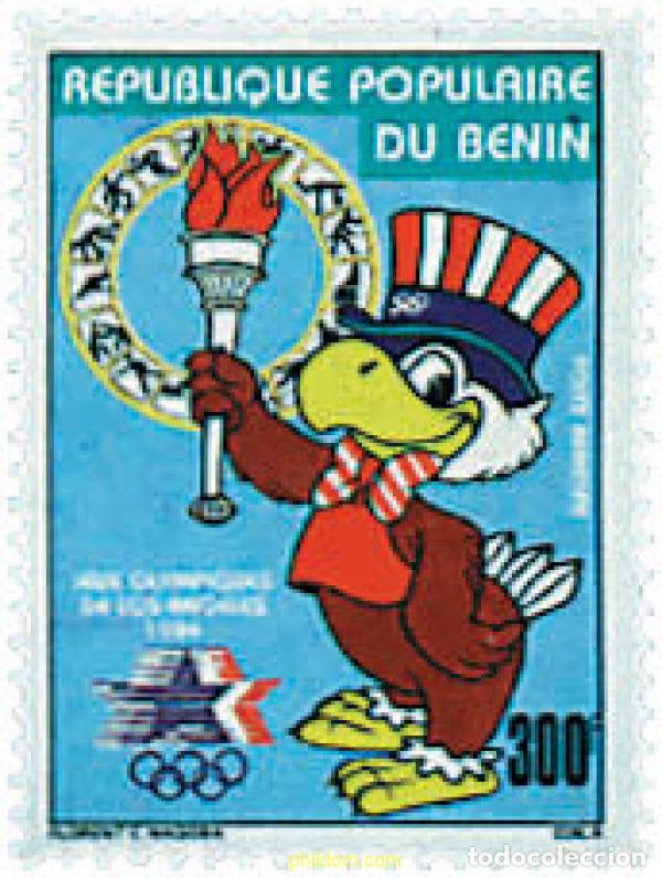 Sellos: 51864 MNH BENIN 1984 23 JUEGOS OLIMPICOS VERANO LOS ANGELES 1984