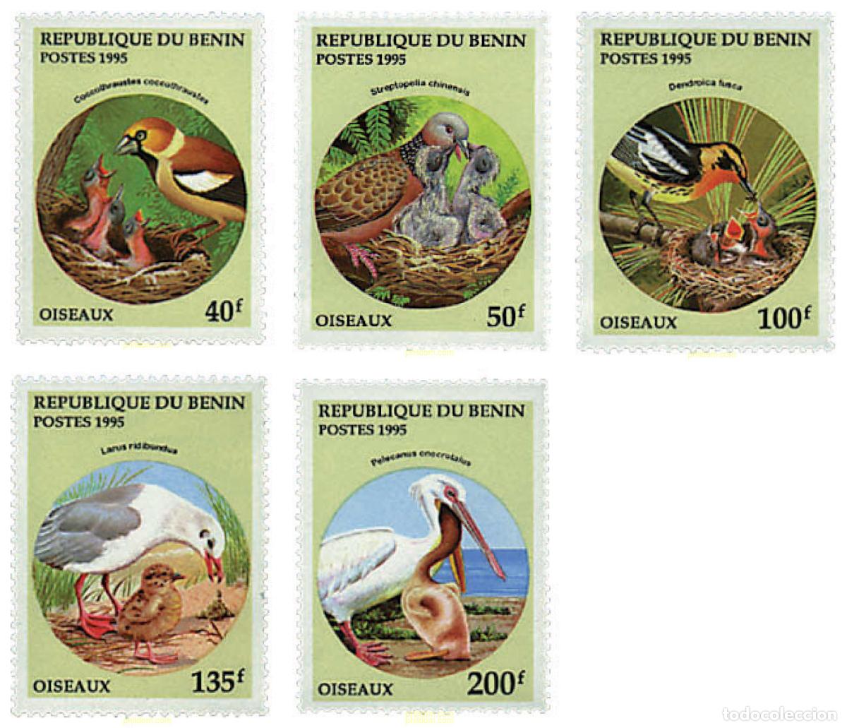 Sellos: 370182 MNH BENIN 1995 AVES