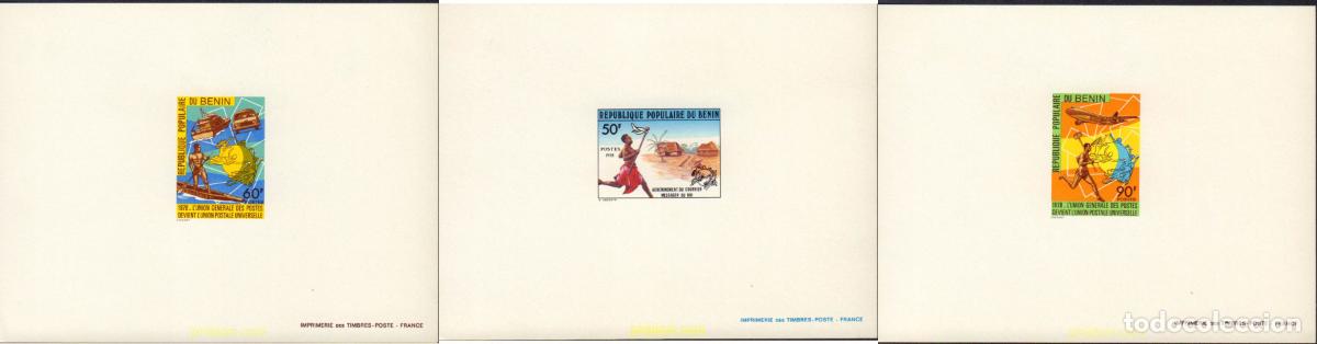 Sellos: 191838 MNH BENIN 1978 CENTENARIO DE LA UNION POSTAL UNIVERSAL