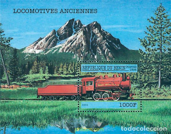 Sellos: 60932 MNH BENIN 1998 LOCOMOTORAS ANTIGUAS