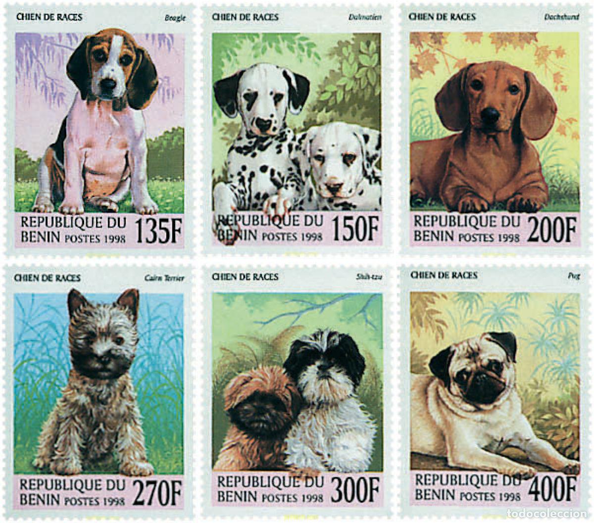 Sellos: 50845 MNH BENIN 1998 CACHORROS