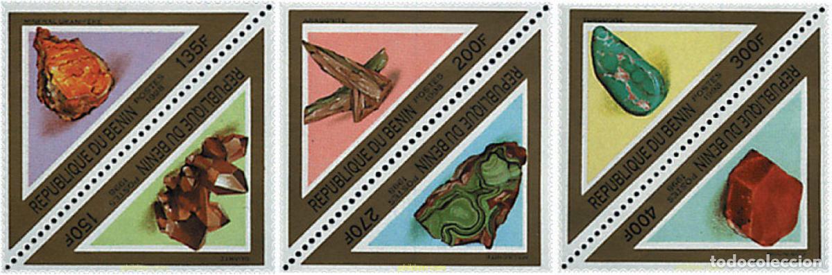 Sellos: 368349 MNH BENIN 1998 MINERALES