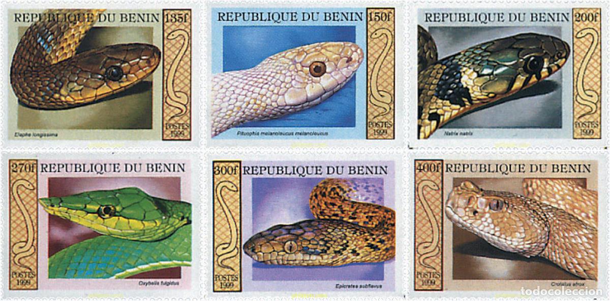 Sellos: 63961 MNH BENIN 1999 SERPIENTES
