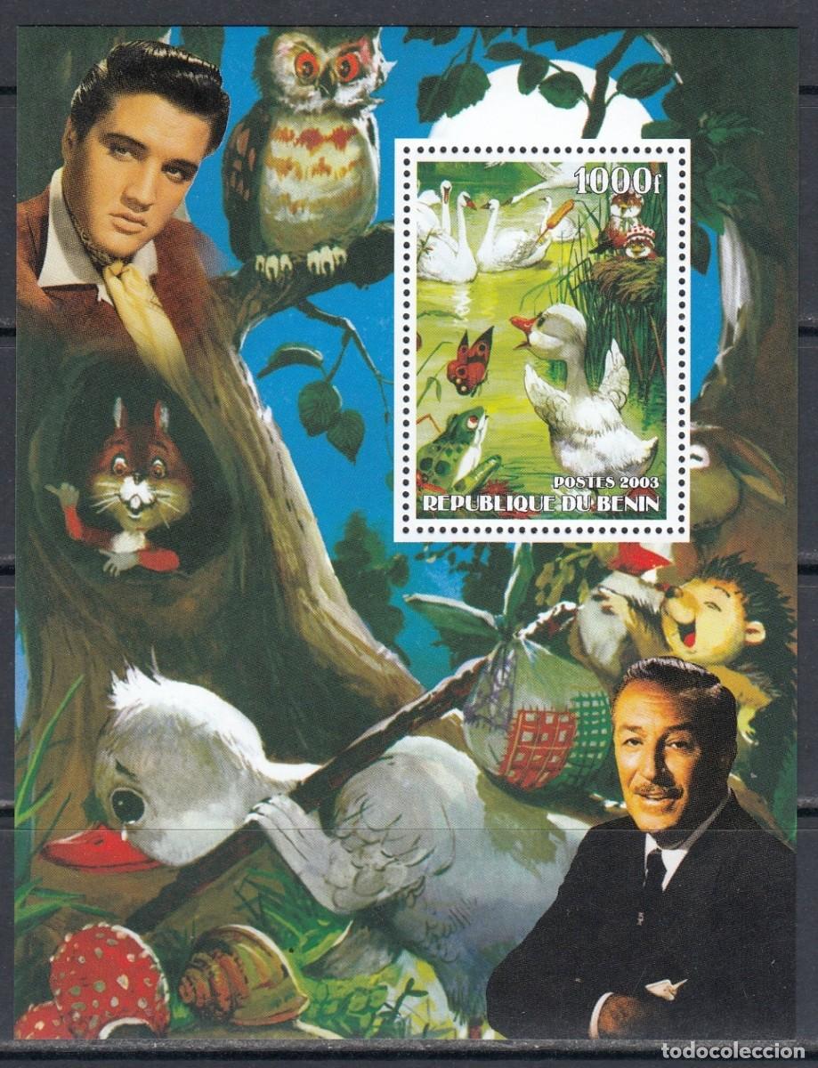 Sellos: BENIN 2003 SHEET MNH WALT DISNEY ELVIS PRESLEY