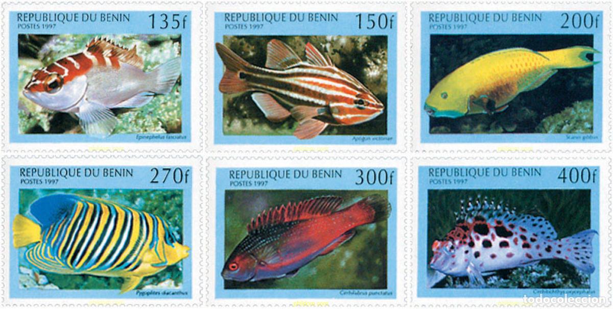 Sellos: 139412 MNH BENIN 1997 PECES
