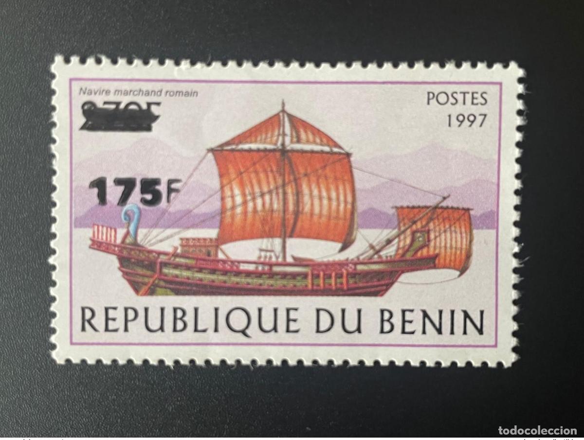 Sellos: Ben&iacute;n 2005-2006 Mi. 1380 buque mercante sobrecargado barca romana